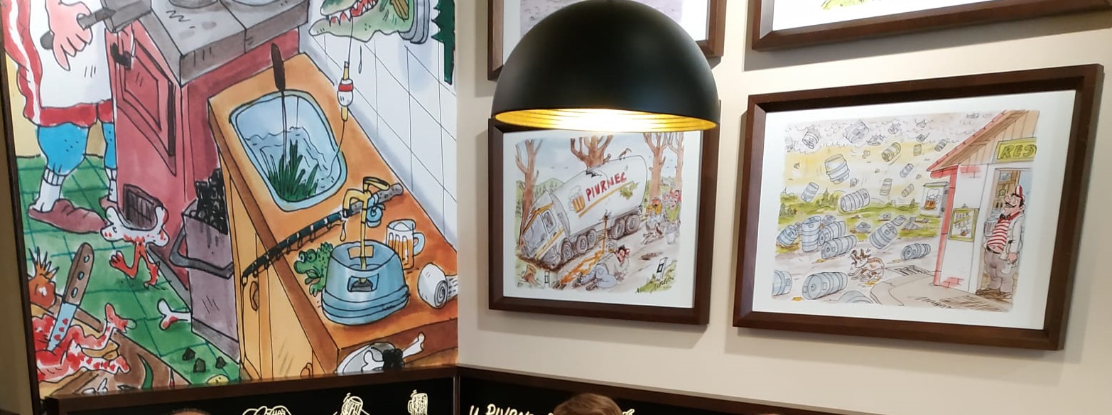 Viñetas comic restaurante